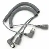 Cable de alimentación telescópico de alambre de resorte de molinillo multicore clip de alambre para cable clip de cola de molinillo enchufe de aviación