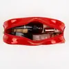 Hecha a medida por el fabricante, bolsa de maquillaje portátil con forma de labios rojos, estuche para guardar labiales, bolsa pequeña para bálsamo labial, adecuada para el uso diario, con un encanto juvenil