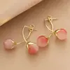 Estilo Fresco de Primavera Brincos Mori Novos Brincos Femininos Design de Nicho Simples Exquisitos Doces Brincos de Flor Brincos Brincos