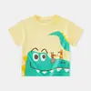 Ropa para Niños Betop Kidsren Camisetas de Manga Corta para Niños Ropa para Bebés Tops de Dibujos Animados Verano Estampado de Animales Estilo Coreano Suministro Douyin