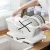 Escurridor de Platos Estante de Almacenamiento para Lavavajillas Cesta con Filtro de Agua para Vajilla Cesta con Filtro de Agua para Fregadero Estante de Almacenamiento para Tazones Platos Palillos del Hogar Nuevo