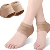 Diretamente do fabricante, protetores de calcanhar em gel para homens e mulheres, meias de silicone para calcanhar hidratantes e anti-rachaduras
