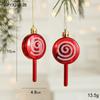 Nuevas decoraciones navideñas de plástico, pequeños colgantes, adornos de Papá Noel, suministros de diseño de ambiente en stock al por mayor