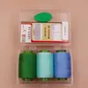 Caja de Costura Doméstica Práctica Set de Agujas e Hilo para Coser Bolsa de Costura Portátil para Estudiantes Caja de Almacenamiento de Buena Calidad Costura y Costura