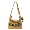 Nuevo bolso de lona japonés para mujer, bolso de hombro retro artístico, estilo Hong Kong, sencillo, informal, estilo Harajuku, bolso cruzado para estudiantes.