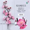 Flor de ciruelo individual artificial flor de durazno ciruelo conservado flor de seda decoración belleza sala de estar flor artificial fábrica xiaoxiumei venta al por mayor