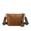 Bolsa Mãe de Textura Macia e Alta Qualidade Bolsa de Mão 2026 Primavera Nova Estilo Versátil para Mulheres de Meia-Idade com Alça Larga Bolsa de Ombro Único