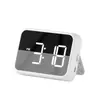 Nuevo Reloj Despertador Espejo Cruzado 2022 para Estudiantes, Reloj Digital, Escritorio de Mesita de Noche, Reloj Despertador con Snooze para Niños, Succión Magnética 502A