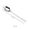 Cuchara de Acero Inoxidable 316 Cuchara de Mesa para el Hogar Cuchara Cuchara Cuchara Cuchara Estilo Coreano Cuchara de Mango Largo Cuchara Espesa para Mezclar Cuchara Pequeña para Sopa