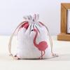 Calças de Algodão Estampado com Cordão e Bolso com Aba, Bolsas Repelentes de Mosquitos da Medicina Tradicional Chinesa, Sacos para Embalagem de Joias, Sacos de Pano Pequenos de Algodão e Linho por Atacado em Estoque