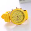 Reloj de silicona Ginebra Ginebra disponible para mujer, estilo coreano, moda, hermoso color, gelatina, reloj informal para estudiantes.