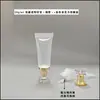 Botellas de Plástico Vacías en Stock 20ml PE Cuidado de la Piel Cosméticos Productos para el Cuidado de la Piel Envases Tipo Tubo Suave Blanco Lechoso
