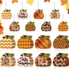 Nuevos Productos Transfronterizos, Colgantes de Otoño, Colgantes de Halloween, Colgantes de Árbol de Otoño, Colgantes Decorativos de Madera de Calabaza Estilo Clásico