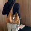 2026 Verano Estilo Perezoso Retro Commute Ligera Hombro Único Cruzada Bolso Grande Nuevo Popular Relajado Bolso Tote