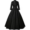 Amazon Transfronterizo Victoriano Vintage Gótico Encaje Vestido Largo Halloween Dama Vestido de Baile En Stock