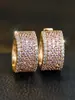 Brincos Pendentes de Diamante Rosa e Diamante Branco Mais Vendidos Transfronteiriços Luxo Leve Temperamento Zircônia Cravejada Próxima Adornos de Orelha