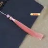 Franja de Borla de Seda de Gelo de Ponta Fechada de 13cm Sachet para Hanfu Bolsa de Fragrância Acessório Decoração de Roupa Pingente de Borla