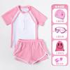 Trajes de baño para niñas, verano 2024, nuevos trajes de baño divididos para niñas, equipo de natación profesional de verano.
