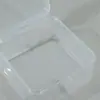 Caja cuadrada de plástico PP extra alta para guardar ferretería, joyería, papelería, piezas de juguetes y empaques de joyería, caja de plástico transparente