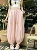 Pantalones Finos de Verano Anti-Mosquitos, Pantalones Casuales para Niños y Niñas, Pantalones de Protección Solar, Pantalones Jogger de Corte Holgado, Pantalones Linterna, Pantalones Largos Estilo Coreano para Niños Mayores