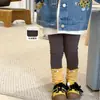 Ropa para Niños Weimu Ropa de Otoño para Niñas Chaqueta de Mezclilla Informal Elegante Dibujos Animados Cárdigan para Niños Top Ropa de Bebé Clase A
