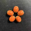 Acessórios para Joias Pequenas Contas Cerâmicas Ovais Contas Soltas Acessórios DIY Contas Cilíndricas com Esmalte Florido Acessórios para Pulseiras Materiais Atacado