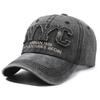 Sombrero para hombre y mujer para deportes al aire libre, ocio, gorra de béisbol de visera curva, estilo europeo y americano, parche de letras retro, personalidad, gorra con visera de moda