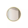 Espejo de Baño Inteligente con Marco de Metal, Espejo Redondo Iluminado para Maquillaje, Montado en Pared con Sensor Táctil Antivaho Venta al por Mayor