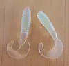 Isca Macia de Minhoca 3,5cm com Cauda de Rolo Luminosa Isca Luya Biónica Isca Artificial