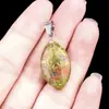 Colgante Ojo de Caballo de 1461-22 mm Cristal Natural Piedra Semipreciosa Colgante Ojo de Caballo Accesorios para Pendientes y Collares DIY