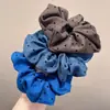 Nuevas scrunchies de lunares y estampado de leopardo, estilo simple, scrunchies retro, cintas para el cabello, accesorios para moños, adornos para el cabello
