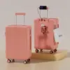 Mala Multifuncional Feminina Nova 20 polegadas Viagem Pai-Filho Bagagem de Mão Grande Capacidade 28 polegadas Mala de Rodinhas Masculina Caixa com Senha