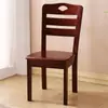 Taburete con respaldo, silla doméstica de madera maciza con respaldo, silla de oficina, silla de comedor de estilo chino moderno, silla para escritorio de mahjong