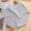 Ropa Interior de Algodón Puro para Mujer Tallas Grandes 100 kg Cintura Alta Control de Abdomen Jacquard de Algodón Puro 7A Transpirable Antibacteriano Sin Costuras Calzones para Mujeres Tallas Grandes