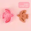 Molde de Biscoito 3D Série Pássaros Simulação DIY Carimbo de Argila Molde de Corte Material de Grau Alimentício Fácil de Limpar