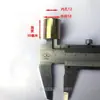 Diámetro Interior M10M12, Diámetro Exterior 18, Casquillo de Eje para Vehículo Eléctrico, Casquillo de Tubo Hueco para Eje Delantero de Motocicleta Eléctrica