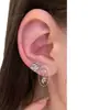 Uñas Lindas con Orejas de Gato y Hueso Anillo de Herradura en Forma de S Acero de Titanio Clavos para Oreja Pendientes para Cartílago de la Oreja Pendientes de Nicho para Mujeres Versátil