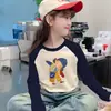 Camiseta Interior Térmica de Polar para Niñas, Nuevo Estilo Otoño/Invierno 2026, Camiseta de Manga Larga Raglán, Top Cálido para Bebé Niña