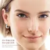 Pendientes de Trébol de Cuatro Hojas de Nuevo Estilo Transfronterizos con Moissanita, Aros de Flor de Gama Alta, Joyería para Orejas de Plata de Ley S925 al por Mayor