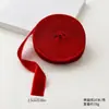 Cinta de Terciopelo Navideña Transfronteriza, Gruesa y Sin Pelusa, Cinta de Moño para Decoración de Árbol de Navidad DIY, Cinta para Envolver Regalos