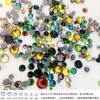 Kadaier Aurora Fondo Plano Diamante Fototerapia Mágico AB Pedrería Joyería para Uñas Brillante Diamante K9 Tamaño Mixto 66-76