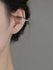 Exquisito y Único Clip Lateral para Oreja Colgante de Oreja Gymnopus Popular en Internet Clip de Oreja con Borla Larga de Perla Pendientes de Circonita Sin Agujeros en las Orejas