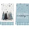 Bestseller transfronterizo de Amazon: Tela de toalla con estampado navideño de fibra ultrafina para cocina, lavado de manos y lavado de cara