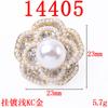 Nuevo estilo antiguo goteo de aceite flor tridimensional flor con incrustaciones de diamantes accesorios de joyería de aleación accesorios para el cabello diy corona para el cabello Accesorios Venta al por mayor