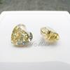 Moissanita Irregular Color Champagne Flor de Hielo Forma de Corazón 0.5-3 Quilates Piedra Suelta Se Puede Combinar con Código de Cintura Grabado en Gra Venta al por Mayor desde Fábrica de Moissanita de Wuzhou