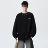 Moletom Colorido com Design de Linhas Solto para Adolescentes, Tendência para Estudantes, Nova Coleção Outono/Inverno 2026