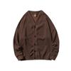 Cárdigan de Otoño para Hombre MYQ Suéter de Moda Estilo Coreano Holgado Ropa Exterior Suéter Tejido Estilo Perezoso Chaqueta Personalizada