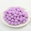 3cm 10 Piezas Por Paquete Bolas Blancas de Pelo de Alta Elasticidad Bolas de Pelo Pequeñas Coloridas de Poliéster Accesorios de Bolas de Felpa de Poliéster para Manualidades