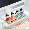 Decoración de Escritorio Dinastía Tang Soporte para Teléfono Móvil Nuevo Creativo Lindo Regalo de Oficina Muñeca Souvenir Escénica