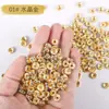 Anillos de Diamantes Coloridos de Múltiples Tamaños, Cuentas Espaciadoras, Cuentas Sueltas, Inserciones de Diamantes con Cuentas, Espaciadores en Forma de Rueda, Accesorios para Joyería de Pulseras y Collares DIY